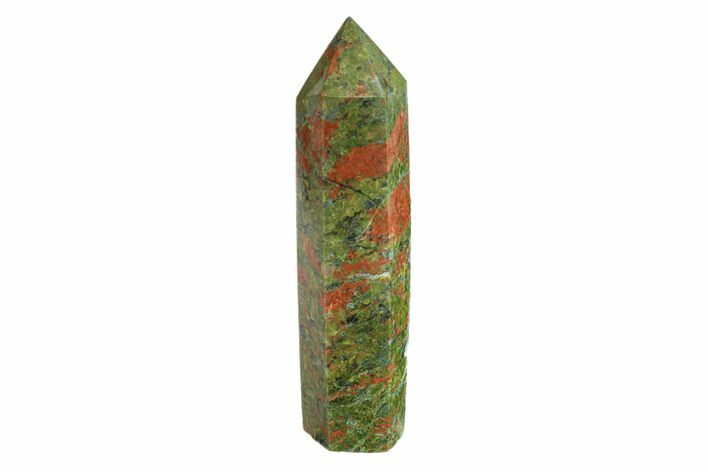 Tall, Polished Unakite Obelisk - South Africa #151867